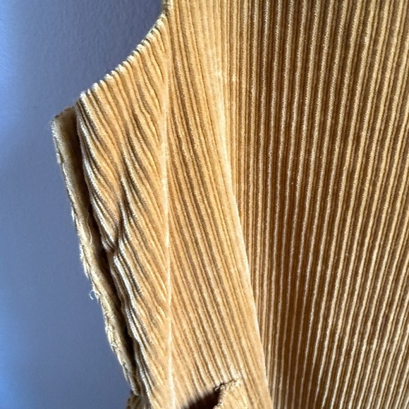 ZARA TRF Mustard Corduroy Pinafore Jumper – Size M - Picture 6 of 9